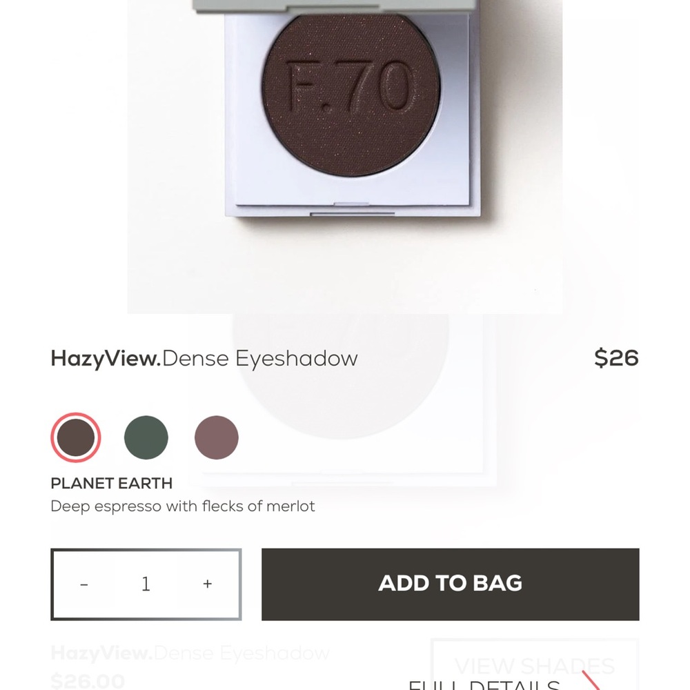 F.70 Planet Earth Eyeshadow